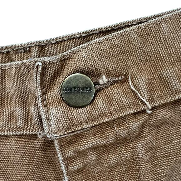 Carhartt Carpenter Shorts 42 Brown Cotton Relaxed Fit Broken In Workwear Utility - Picture 3 of 13